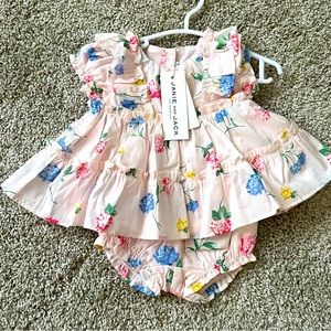 Janie and Jack Hydrangeas Dress NWT